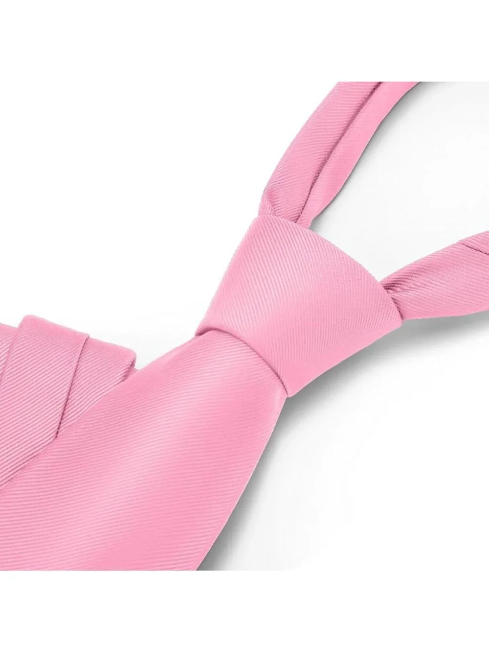 Mens Pink Twill Diagonal Textured Silk Formal Classic Necktie For Business Dress